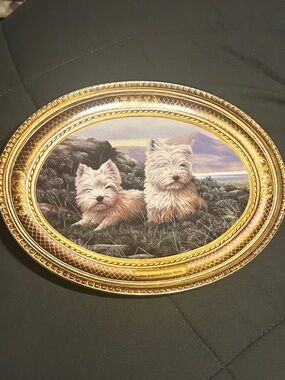 Franklin Mint “West Highland White Terrier - In the Heather” Limited Edition